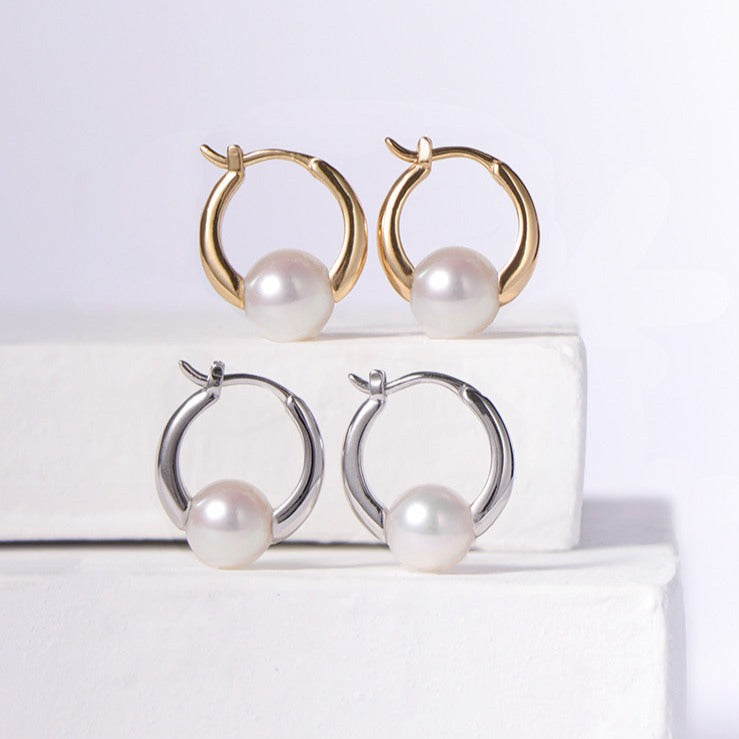 Chunky Gold Hoop Earrings