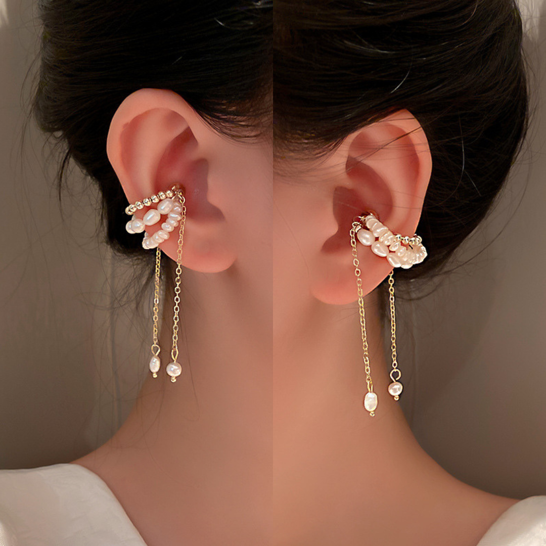 fcity.in - Arzonai With The Same Magnetic Pearl Ear Clip Summer Style  Without